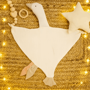 Doudou Oie gaze de coton