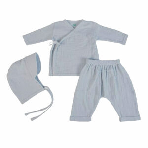 Ensemble brise céleste bleu