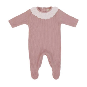 Grenouillère tricotée en coton