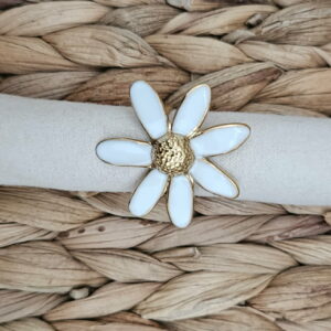 Bague Marguerite Dorée – Ajustable