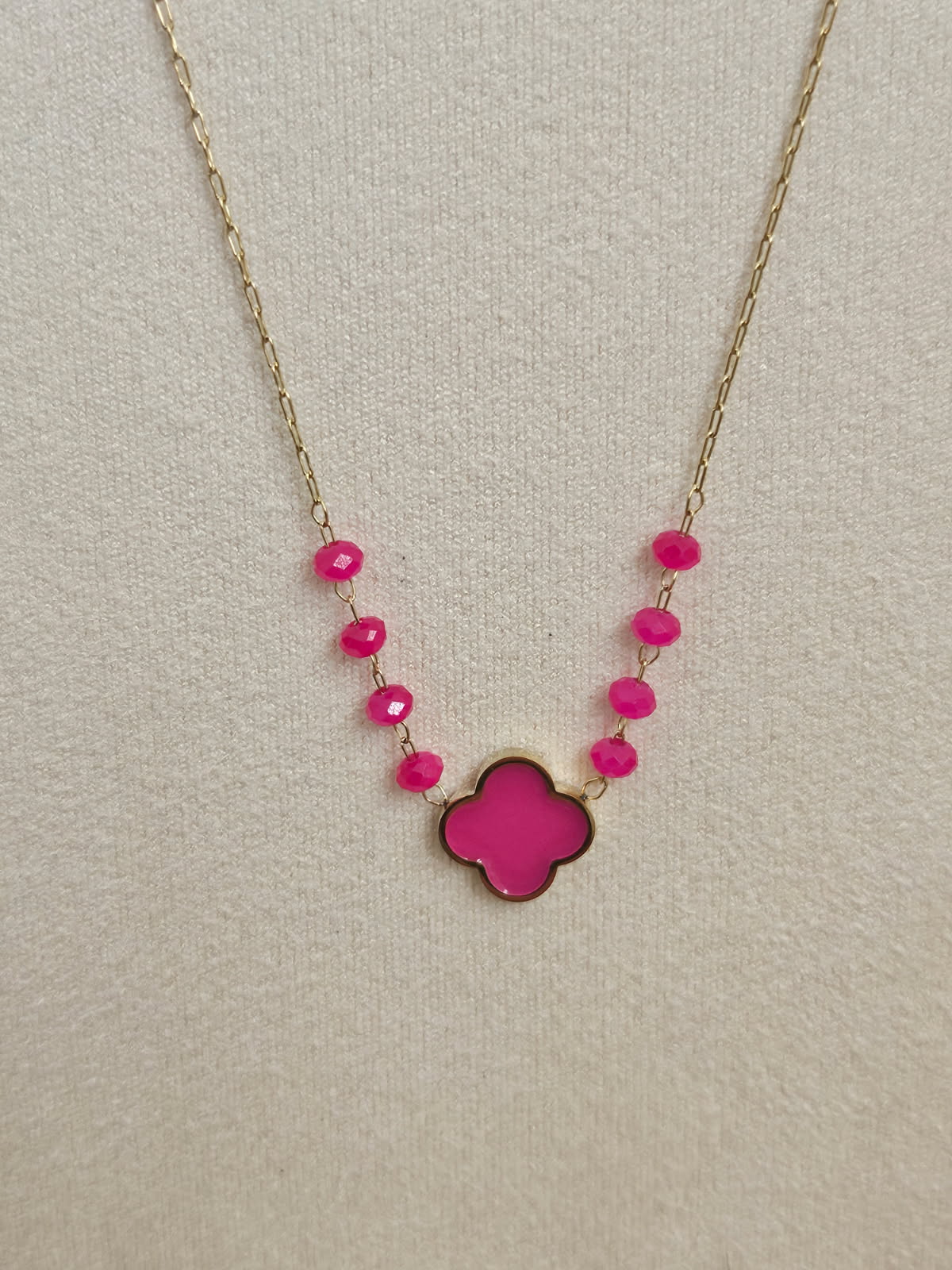 Collier “Trèfle Douceur” – Perles & Couleurs – Image 5