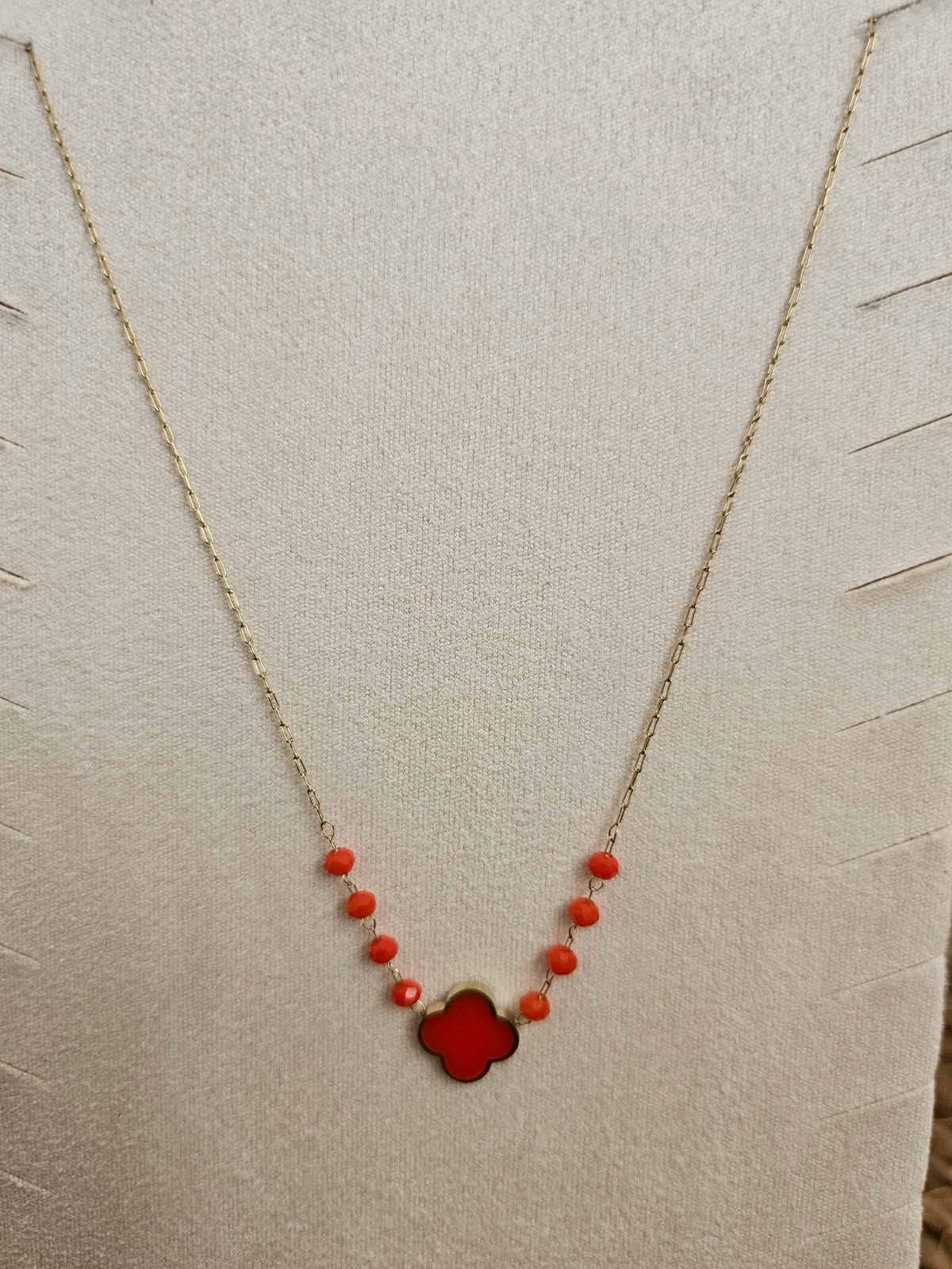 Collier “Trèfle Douceur” – Perles & Couleurs – Image 8