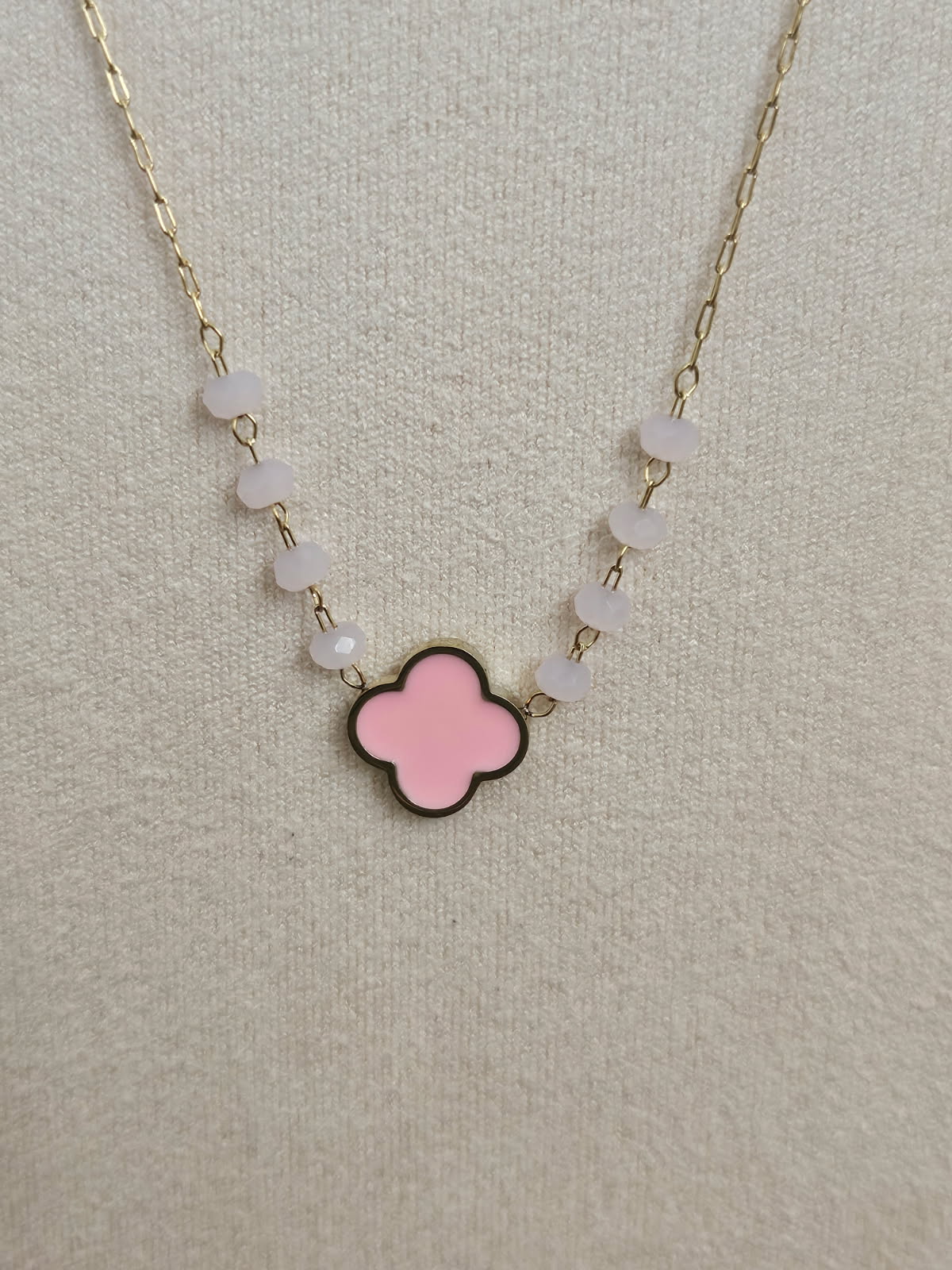 Collier “Trèfle Douceur” – Perles & Couleurs – Image 6