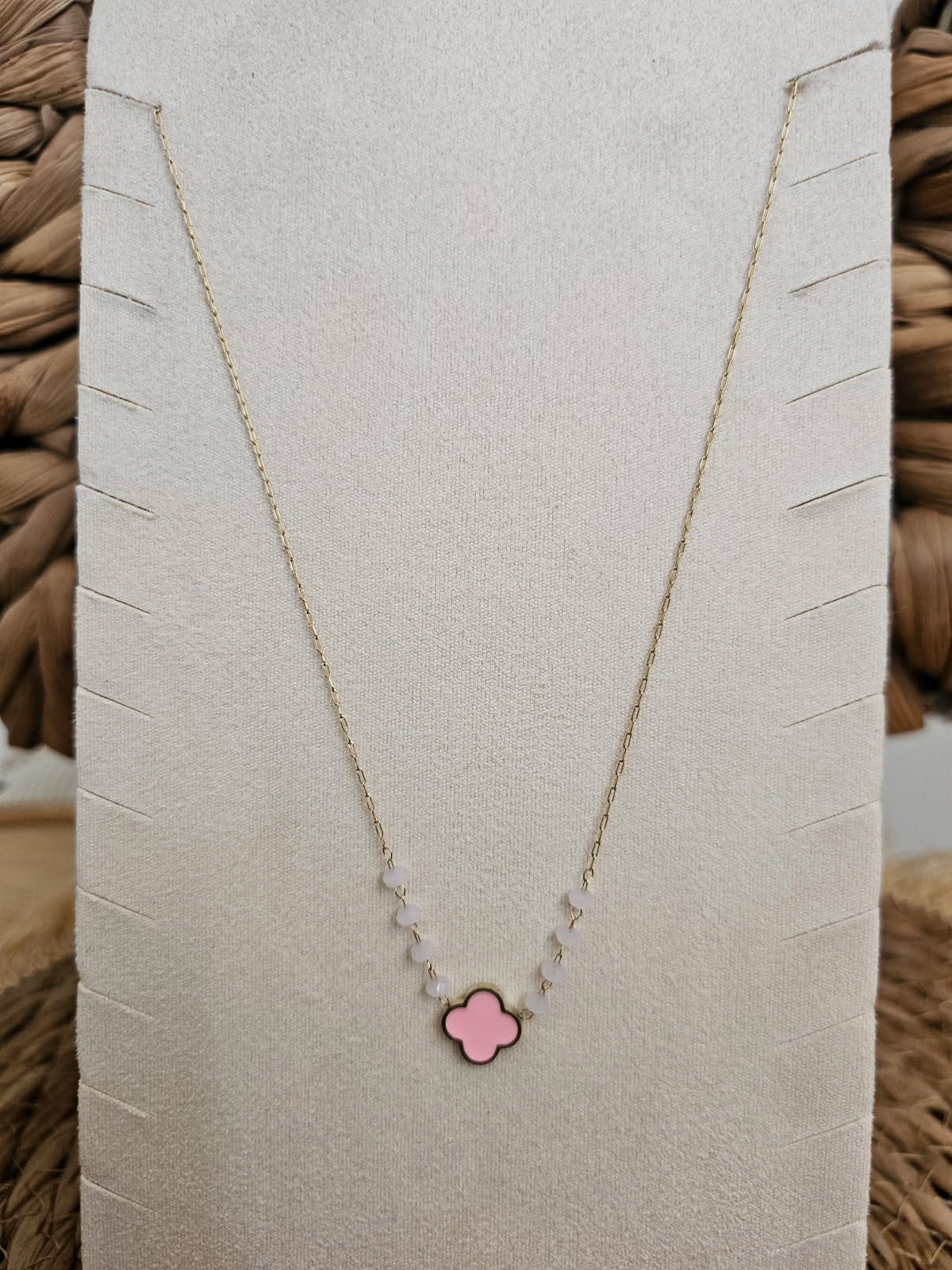 Collier “Trèfle Douceur” – Perles & Couleurs – Image 7